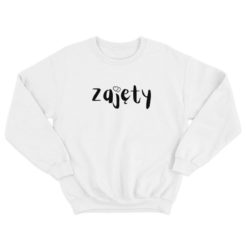 zajęty chłopak bluza biała