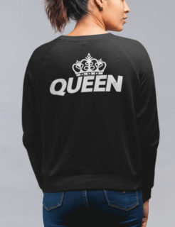bluza damska queen czarna