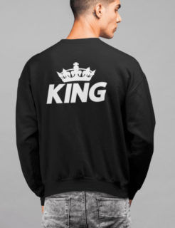 king bluza męska czarna