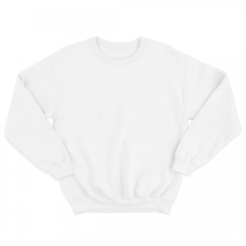 Biała bluza bez kaptura