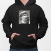 Bluza z kapturem art czarna