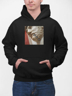 fuck this shit bluza z kapturem męska czarna