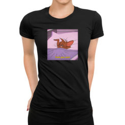 tom i jerry fuck you, next koszulka damska czarna