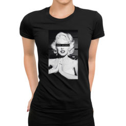 Marylin Monroe koszulka damska czarna