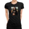 mona lisa w offwhite koszulka damska czarna