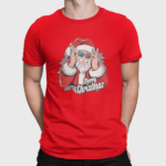 Świąteczna koszulka z Mikołajem - Merry Christmas