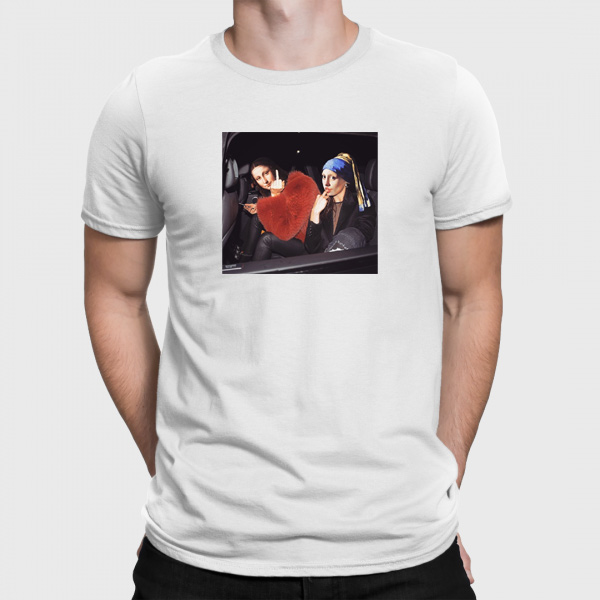 Mona Lisa Rebel koszulka męska biała