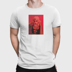 Rebel Woman koszulka męska biała