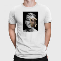 Lil peep koszulka męska biała