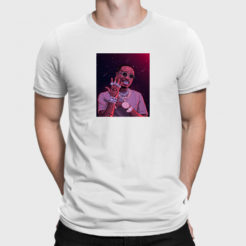 offset koszulka męska biała