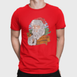 Świąteczna koszulka z Mikołajem