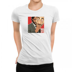 Koszulka Damska Biała Dom z Papieru "El Profesor"