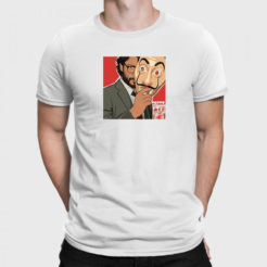 Koszulka Męska Biała Dom z Papieru "El Profesor"