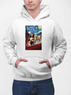 czarna noc bluza z kapturem męska