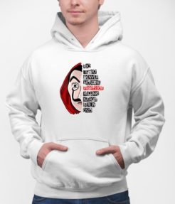 Bluza Biała- Dom z Papieru "Bohaterowie"