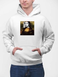 Bluza z kapturem monalisa parodia