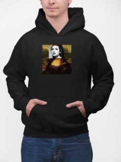 Bluza z kapturem monalisa parodia