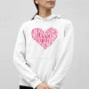 i love you bluza z kapturem damska