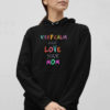 keep calm and love you mom bluza z kapturem
