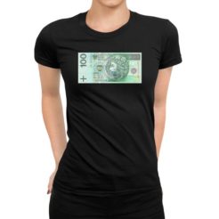 koszulka damska banknot z maseczką