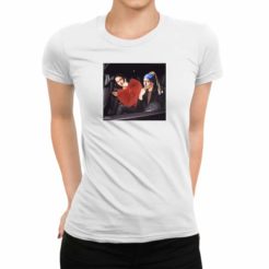 rebel mona lisa koszulka damska kolor biały