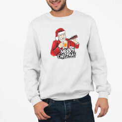 Bluza biała Świąteczna z piwem Mikołaj z Piwem
