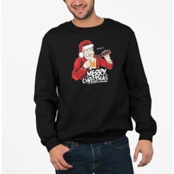Bluza czarna Świąteczna z piwem Mikołaj z Piwem