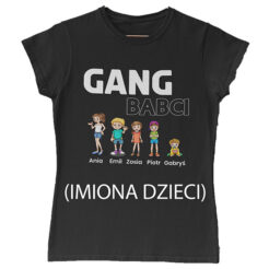 Koszulka Damska Gang Babci Prezent Na dzień babci