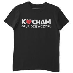 Koszulka Kocham moją dziewczynę z sercem prezent na walentynki