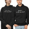 Zestaw bluzy dla par Friends Boyfriend Girlfriend