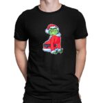 Koszulka Świąteczna - Grinch ze środkowymi palcami