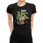Koszulka Damska Star Wars- Baby Yoda & Frog