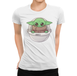 Koszulka Damska Star Wars- Baby Yoda "Kapsuła"