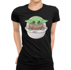 Koszulka Damska Star Wars- Baby Yoda "Kapsuła"