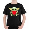 Koszulka Dziecięca Star Wars -Baby Yoda "Serce"