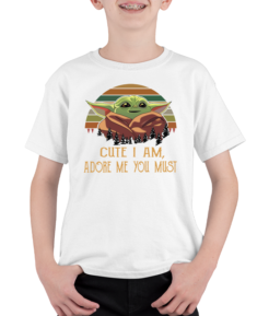 Koszulka Dziecięca Star Wars -Baby Yoda "Cute I am"