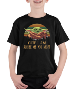 Koszulka Dziecięca Star Wars -Baby Yoda "Cute I am"