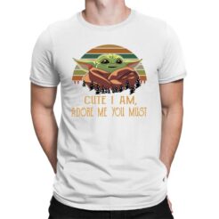 Koszulka Męska Star Wars- Baby Yoda "Cute I am"
