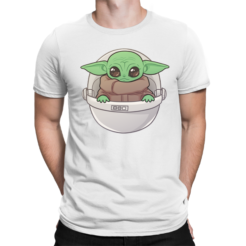 Koszulka Męska Star Wars- Baby Yoda "Kapsuła"