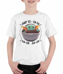 Koszulka Dziecięca Star Wars -Baby Yoda Dj