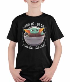 Koszulka Dziecięca Star Wars -Baby Yoda Dj