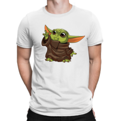 Koszulka Męska Star Wars- Baby Yoda "Give me"