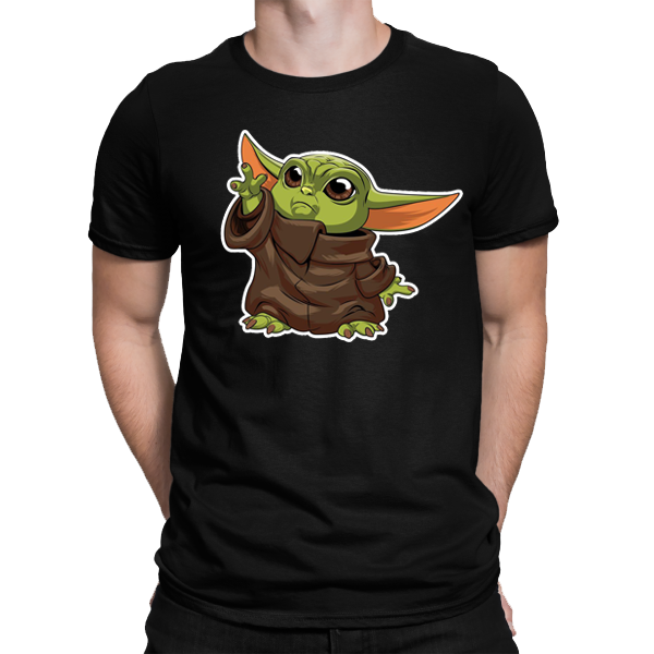 Koszulka Męska Star Wars- Baby Yoda "Give me"