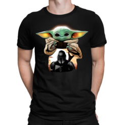 Koszulka Męska Star Wars- Baby Yoda " Dark Soul"